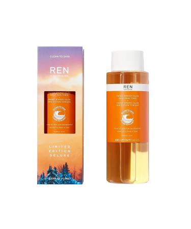 REN Clean Skincare Limited Edition Deluxe AHA Tonic - Pore Reducing Toner - Vegan & Cruelty Free - 16.9 Fl Oz - Buy Online on GoSupps.com
