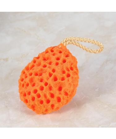 Qukaim Body Sponge Ball Sponge Bath Ball Beauty Soft Body Shower Sponge 4 Colors Spa Washing Cleansing Scrubber Orange - Buy Online on GoSupps.com