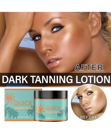  G n rique Tanning Cream Natural Moisturizer -Tanning Lotion Safe Sunless Tanner Formula Long-Lasting Hydration Oil Creams 50g Tan Enhancer for Outdoor Beach Sunbeds and Daily Glow - Buy Online on GoSupps.com