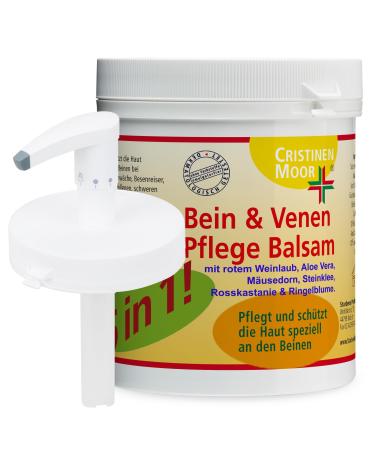 Cristinenmoor leg and vein care balm (6 in 1) 1000 ml with donor head I at brooms I varicose veins i restless & heavy legs