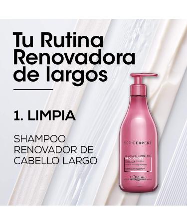 Serie Expert Pro Longer Shampoo 500ml - Strengthen and Lengthen Hair | 16.9 Fl OZ - Buy Online on GoSupps.com