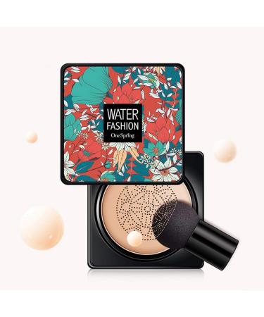 Mushroom Head Air Cushion CC Cream Set - Long Lasting Nude Matte Concealer & Foundation Waterproof BB Cream High Coverage Makeup for Women - Buy Online on GoSupps.com
