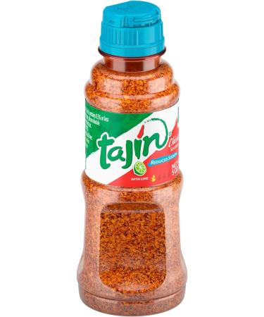 Tajin Chilli & Lime Seasoning Low Sodium 142g / Mexican Fruit and Snack Seasoning Low Salt Chilli Pepper Seasoning - Buy Online on GoSupps.com