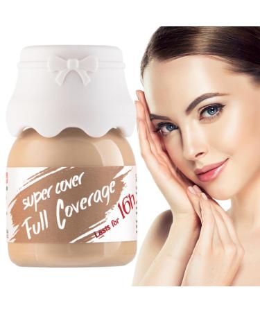 Full Coverage Concealer Full coverage concealer for brown spots under the eyes light color 15 ml for spot coverage suitable for Ximan skin