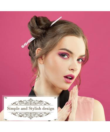 Elegant Acetate Hair Sticks Set - 12 Pieces Styling Chopsticks & Pins for Women and Girls - Buy Online on GoSupps.com