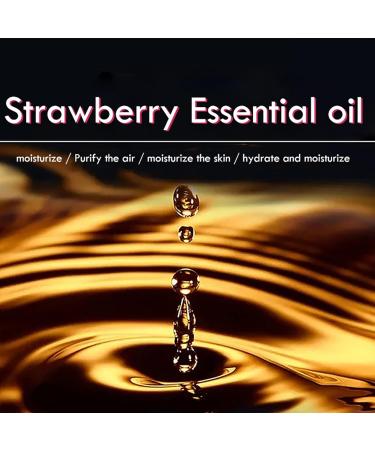 Strawberry Massage Etheric Oil | Pure Natural Aromatherapy Fragrance for Diffusers Humidifiers Yoga & Body Care - 10ml - Buy Online on GoSupps.com