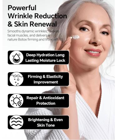 BotoxCream BotoxBee Venom Wrinkle Removal Cream Anti-Aging Firming Lifting and Moisturizing Skin Cream for All Skin Types Recovery and Anti-Wrinkle Care (Bee) yellow - Buy Online on GoSupps.com