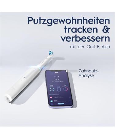 Oral-B io Series 4 Electric Toothbrush 4 Cleaning Modes Award-Winning Design Quiet White Best Dental Care Solution (Stiftung Warentest 12/2023) - Buy Online on GoSupps.com