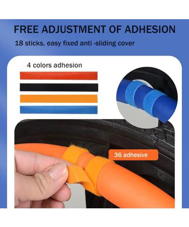 WhBeoy Wheelchair Push Rim Covers (20-24inch / 1pair) Rear Wheel Sports Wheelchair Cover Easy Installation Hand/Comfortable for Four Seasons 24/22inch A 24/22inch A - Buy Online on GoSupps.com