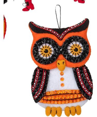 Bucilla 89276E Vintage Halloween Felt Ornament Kit - Set of 6 - Buy Online on GoSupps.com