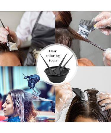 Irikdescia 10-Piece Hair Dye Set - Premium DIY Salon Kit with Brush Combs Bowls & Accessories (Black) - Ideal for International Shipping - Buy Online on GoSupps.com