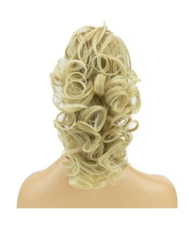 Imissu Chaotic Curly Short Claw Ponytail Hair Extensions - Dirty Blonde Clip-In Wig - Buy Online on GoSupps.com
