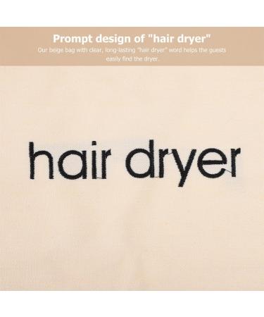 Outanaya 8 Pcs Hair Dryer Storage Bag Hair Dryer Receive Bag Travel Hair Dryer Portable Dryers Fabric Beige - Buy Online on GoSupps.com