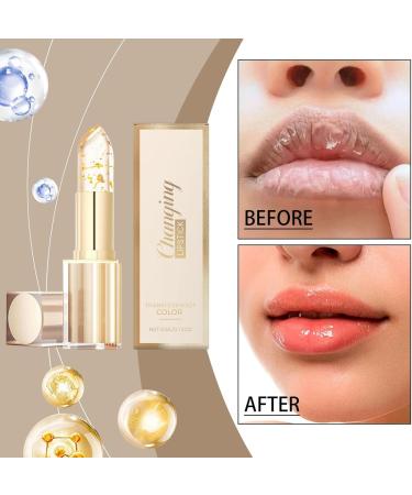  G n rique Color Changing Lipstick Nourishing Plumping Lipstick Dewy Glow Lip Balm Long-Lasting Moisturizing Formula Gold Foil Finish Ideal for Makeup Prep Dating Shopping Day and Night - Buy Online on GoSupps.com