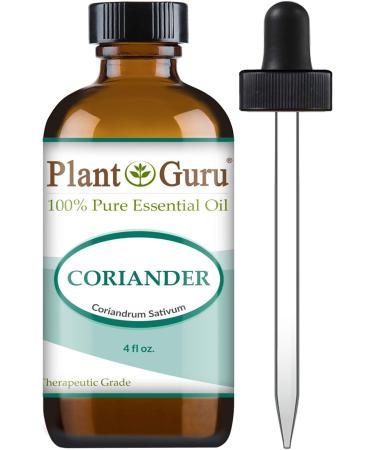 Coriander Essential Oil 4 oz 100% Pure Undiluted Therapeutic Grade.
