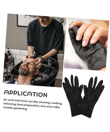 Angoily 9 Pairs Hair Black Shampoo Reusable Shampoo Men Shampoo for Men Black Reusable for Hair Coloring Black Disposable Men Shampoo Rubber Non-Slip Man Tool - Buy Online on GoSupps.com