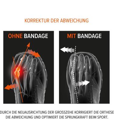 EPITACT Hallux Valgus Correction Bandage Sport Size L | Relief for Sneaker Comfort | International Shipping Available - Buy Online on GoSupps.com