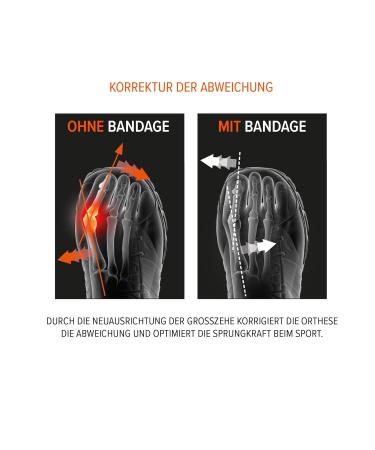 Epitact Hallux Valgus Correction Bandage Sport Size M | Relief for Sneakers - International Shipping Available - Buy Online on GoSupps.com