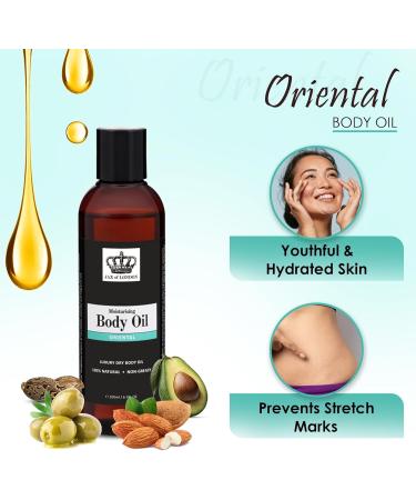 JAX OF LONDON Jax of London 400ml Body Oils for Millionaires 200ml and Oriental 200ml for Women Inspired Body Oil Moisturizing Skin Oil Body Oil - Buy Online on GoSupps.com