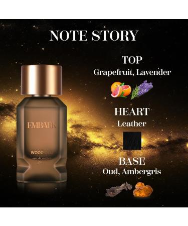 EMBARK OUD Wood Perfume For Unisex | 100ml Premium Oud Liquid Perfume | Long Lasting Fragrance - Buy Online on GoSupps.com