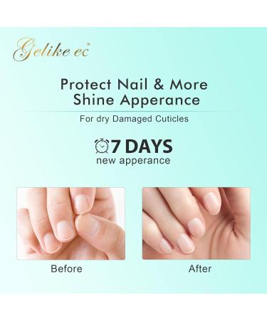 Organic Cuticle Nail Oil 15ml with Vitamin B&E, Jasmine Scent - Moisturizing Treatment for Damaged, Dry Nails | Nail Care Repair & Growth | Convenient Dropper Design - Buy Online on GoSupps.com