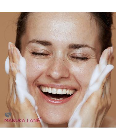 Manuka Lane Foaming Cleanser with Aloe Vera and Camellia leaf extract Manuka Oil Results for Soothe Your Face | Cleansing Your Face and Neck Foaming Cleanser 8.45 Ounce (Pack of 1) - Buy Online on GoSupps.com