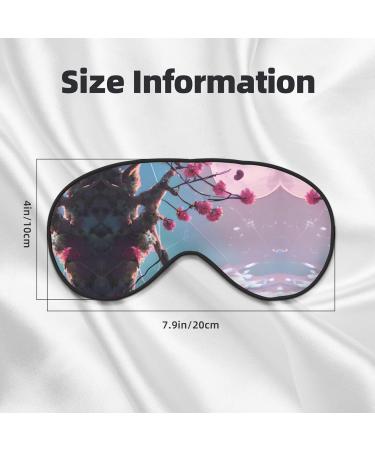 Small Pink Flowers Eye Mask - Soft Adjustable Sleep Mask for Men & Women | Comfortable Nighttime Eye Cover - Buy Online on GoSupps.com