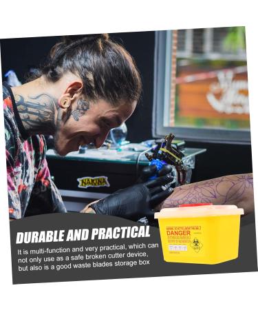 Buy Iwowhero Compact Container Recycling Box for Razor Blades & Cannula - Safe Storage for Broken Blades | International Shipping - Buy Online on GoSupps.com