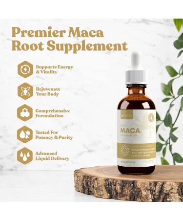 Rejuvica Health Active Maca - Liquid Extract of Peruvian Ginseng for Energy & Vitality - Buy Online on GoSupps.com