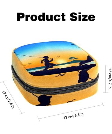 GIAPB Period Bag - Period Pouch & Makeup Storage - Beach Collie Dog Design - Buy Online on GoSupps.com