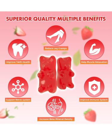 Calcium Citrate Gummies 1200 mg Calcium Supplement for Women & Men Ultimate Absorption Calcium Gummies for Bone Muscle & Immune Support Strawberry Flavor 60 Count 60 Count (Pack of 1) - Buy Online on GoSupps.com