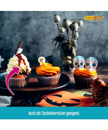 Buy Decocino Halloween Oblate Toten Heads - 3D Cake Muffin & Cupcake Decorations | International Shipping - Buy Online on GoSupps.com