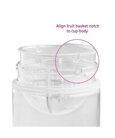 Munchkin Miracle 360 Fruit Infuser Sippy Cup | 14oz Toddler Cup - Red - Buy Online on GoSupps.com