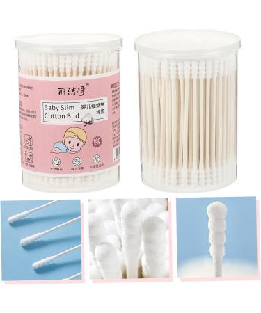 Beatifufu 3 Boxes Cotton Swab Baby Necessities Eye Shadow Applicator Multi-purpose Cotton Sticks Nose Cleaning Cotton Buds Makeup Supplies White Absorbent Cotton Thin Paper Stick Ear - Buy Online on GoSupps.com