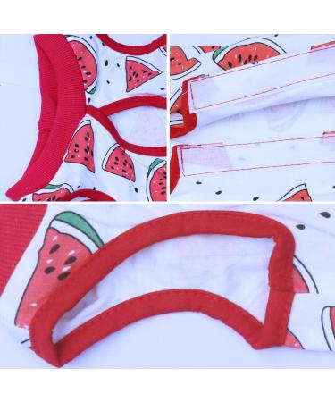 Agoumlux Katzenbody for Post-Op Recovery | Cat Surgery Leakage Protection | Comfortable Cotton Catwear in Red - Size L - Buy Online on GoSupps.com