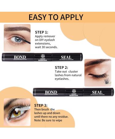 Voozt Lash Bond and Seal: Strong Hold, Long Lasting, Waterproof Eyelash Glue for DIY Individual Extensions - Buy Online on GoSupps.com