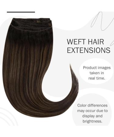 Hetto Real Hair Ombre Extensions #2/8/2 - Darkest Brown to Ash Brown 70g 30cm | Remy Hair Quality for International Shipping - Buy Online on GoSupps.com