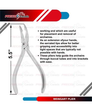 PC Weingart Utility Pliers - Orthodontic Tool for Precision Work - Buy Online on GoSupps.com