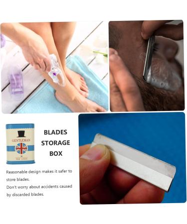 Beavorty Box Klingen Storage Box - Waste Blade Dispenser & Razor Container for Safe Storage | Secure Razor Blade Bank - Buy Online on GoSupps.com