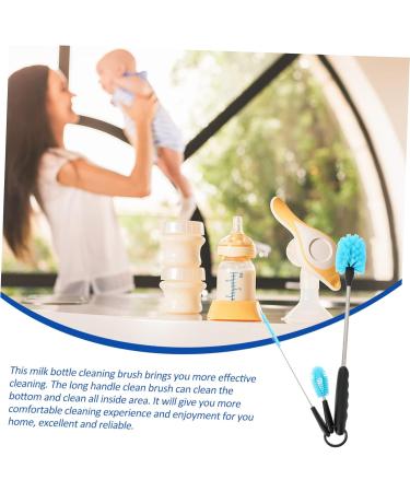 Pretyzoom 9-Piece Mini Bottle Brush Set - Water Bottle & Cup Cleaner | Perfect for Home & Milk Bottle Care - Buy Online on GoSupps.com