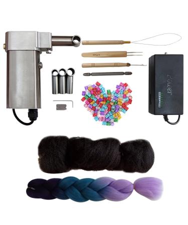 Dreadlocks Machine Loc Machine For Dreadlocks Electric Dreadlock Machine Kit Portable Dreadlocks Machine Dreadlock Maker Machine Quick And Easy Use Dreadlocks Braiding Human Hair And Synthetic Hair Can Be Directly Work O... - Buy Online on GoSupps.com