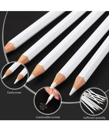 Sewing White Fabric Pencil Bulk 24 Pieces - Water Soluble Tailor Marker for Quilting & DIY Crafts - Buy Online on GoSupps.com
