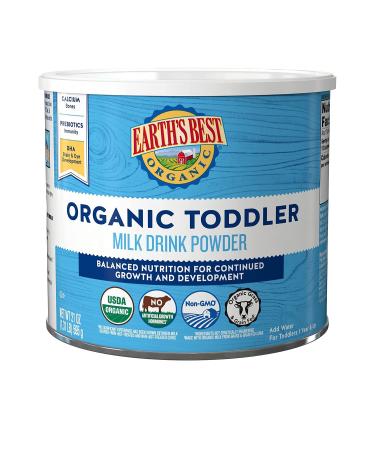 Earth's Best Organic Toddler Milk Drink Powder Natural Vanilla 21 oz