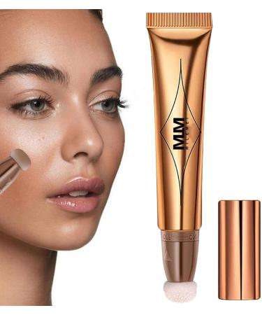 Highlighter Beauty Wand | Contouring Beauty Stick with Cushion Applicator Lightweight Natural Super Silky Face Makeup Product for Lip Cheek Uaxiu 04 Pear White - Buy Online on GoSupps.com