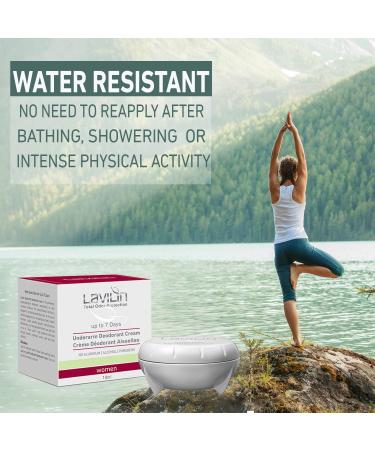 LAVILIN Underarm Deodorant Cream For Women - Up to 7-Days Protection The Ultimate and Different Way to Prevent Unpleasant Odors Alcohol Paraben & Aluminum Free - Cruelty-Free - Kind to your Skin - Buy Online on GoSupps.com