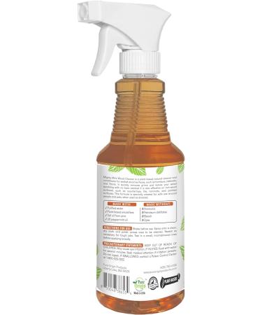 Mighty Mint Wood Cleaner & Conditioner - Non-Toxic Spray for Wood Renewal Natural Peppermint Scent 16oz - International Shipping Available - Buy Online on GoSupps.com