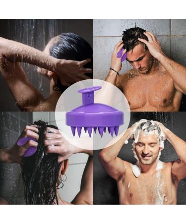 Shampoo Brush Scalp Massager - Soft Silicone Bristles for Hair Growth & Shed Removal - Green - Buy Online on GoSupps.com
