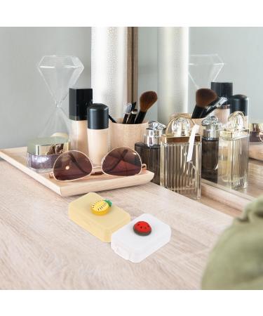 Partykindom 5 STK Waterproof Contact Lens Container - Pearl Housing & Carrier Bag - Buy Online on GoSupps.com