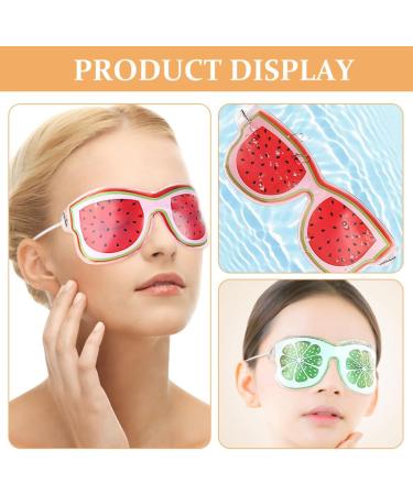 Lot de 4 Masques de Gel Glac R utilisables Fruits Compresse Froide Rafra chissante pour Yeux Fatigu s Masque Oculaire Apaisant pour Soins Visage et D tente - Buy Online on GoSupps.com