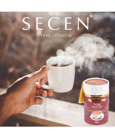 HILMI EFENDI - Turkish Coffee 200 Gr Ground Premium Ground Turkish Coffee Traditional Turkish Coffee 200 g Gift Boxed Roasted Arabica Coffee - Buy Online on GoSupps.com